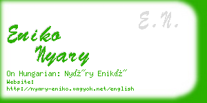 eniko nyary business card